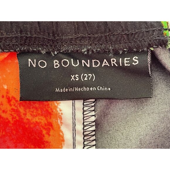 No Boundaries Mens Watermelon Print Swim Shorts XS (27) Polyester Black/Red - Picture 6 of 7